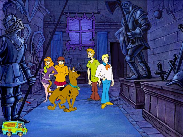 Scooby-Doo!: Phantom of the Knight (Windows) screenshot: In the armory