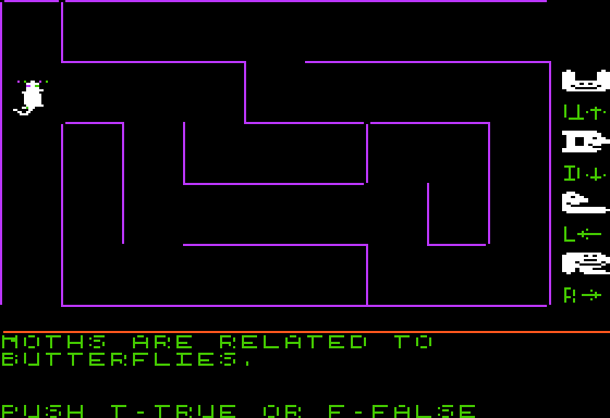 Creatures of the Night (Apple II) screenshot: Mouse House