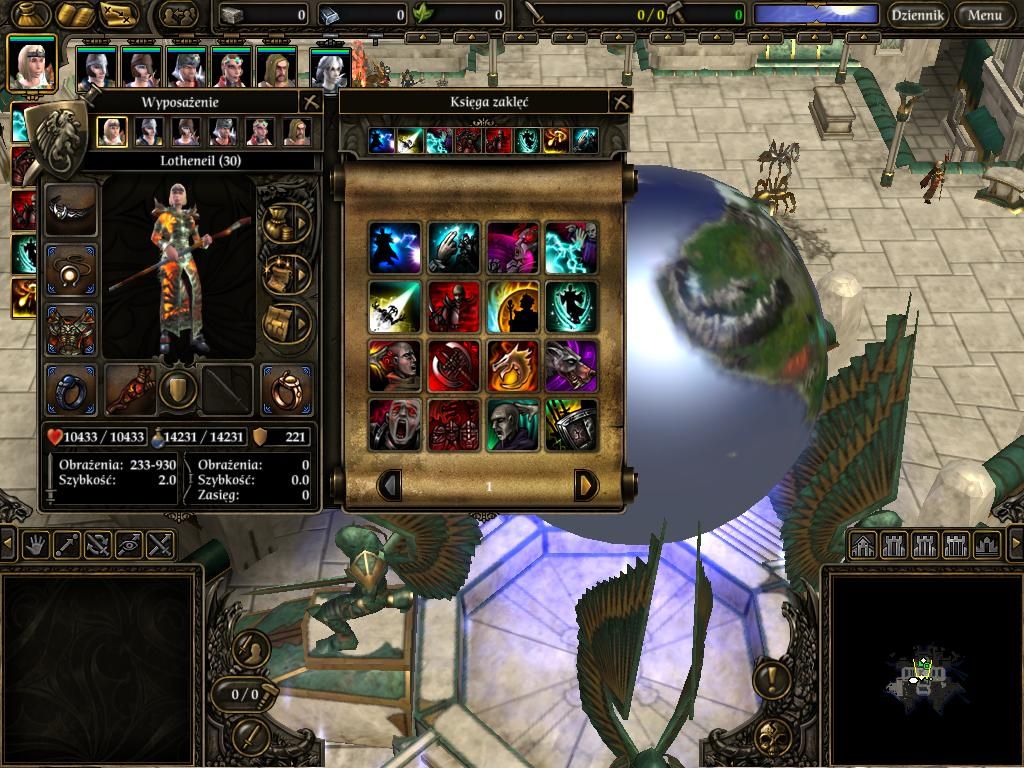 SpellForce 2: Dragon Storm (Windows) screenshot: Spell Book
