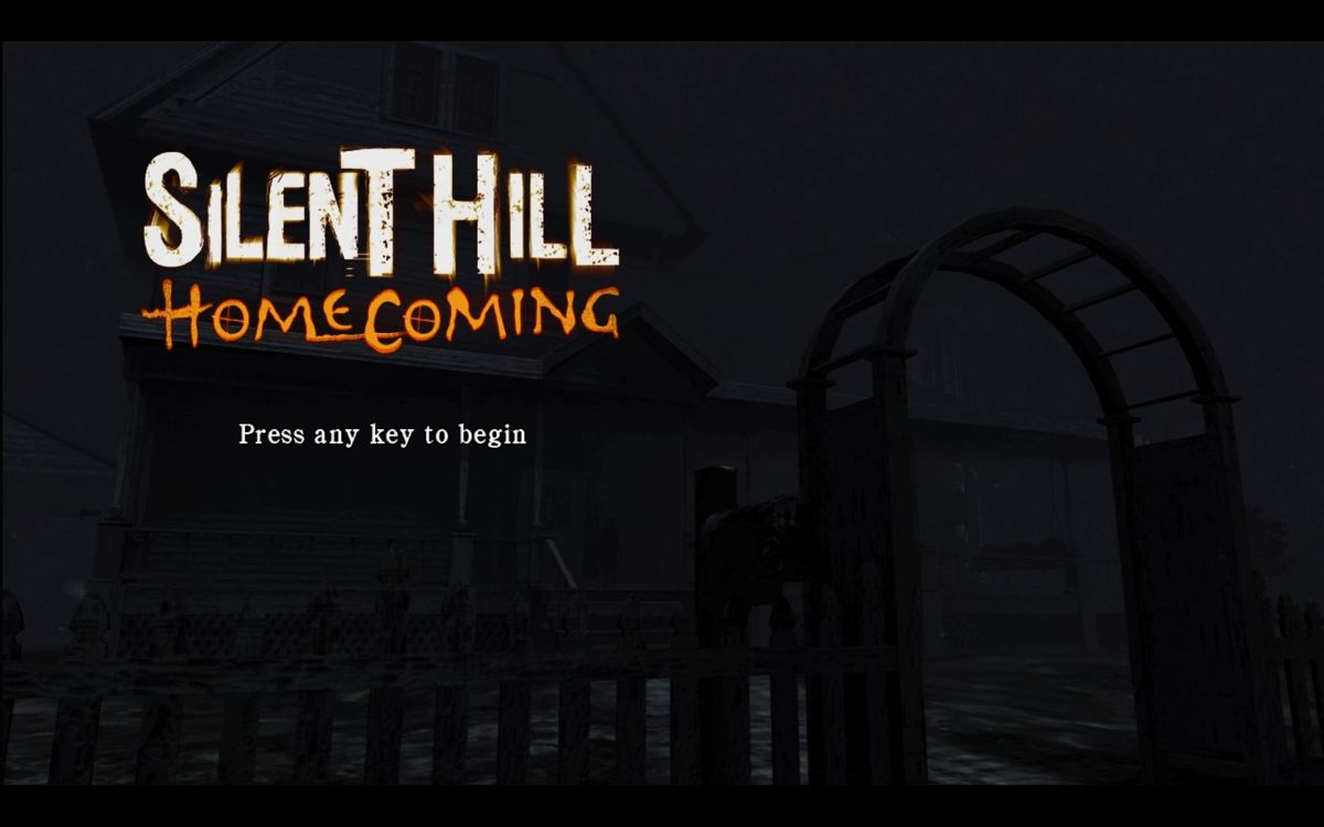 Silent Hill: Homecoming (Windows) screenshot: Start Screen with Alex's House