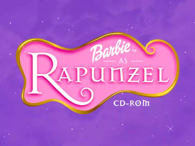 Barbie as Rapunzel: A Creative Adventure (Windows) screenshot: Title screen