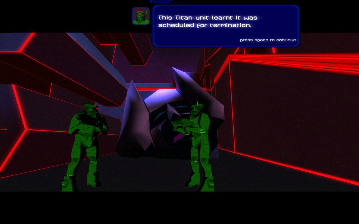 Tank Universal (Windows) screenshot: Two soldiers having a conversation.