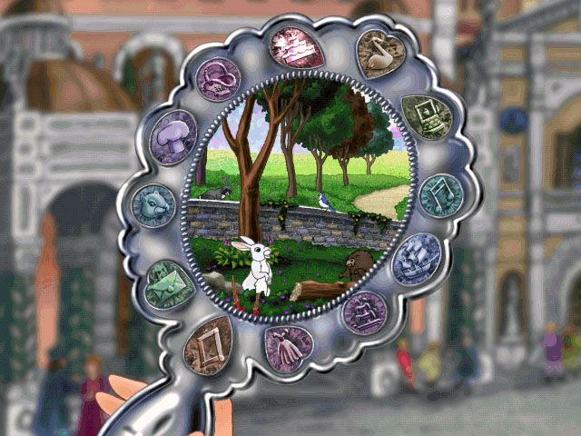 Barbie as Princess Bride (Windows) screenshot: The Fairy gives the princess the magic mirror