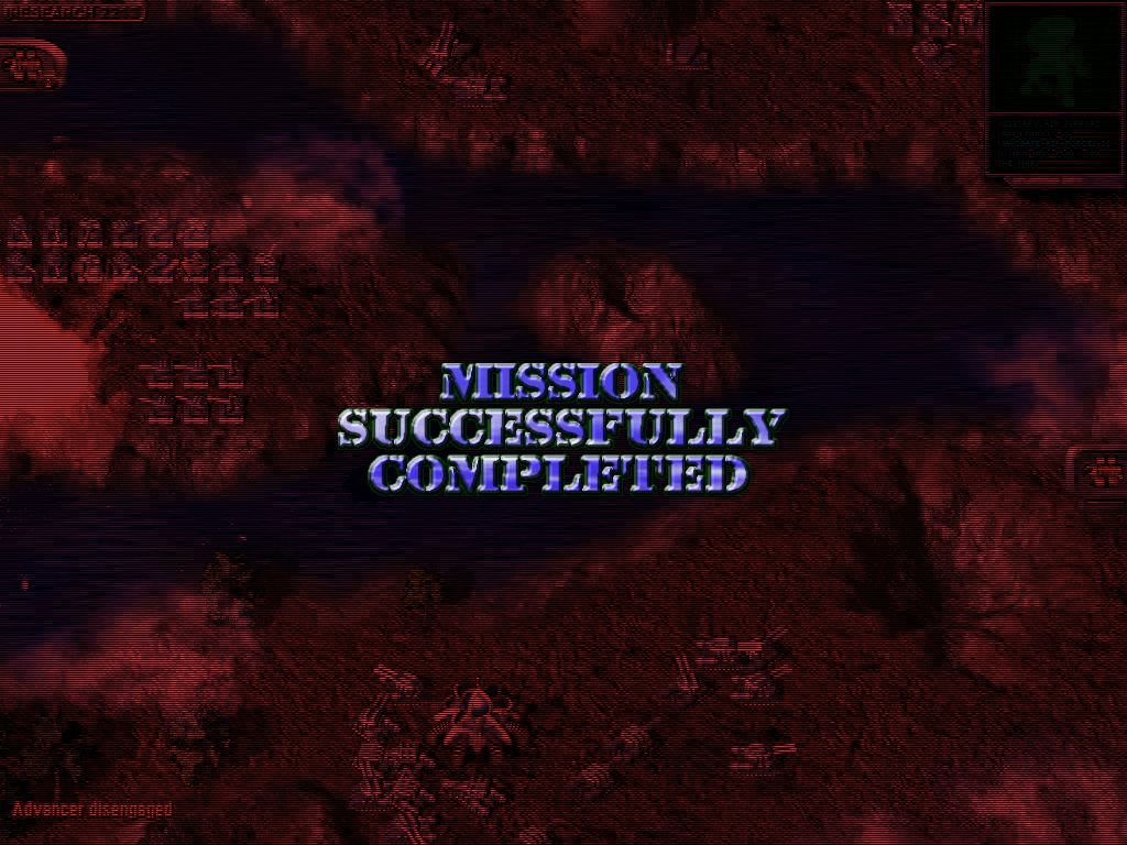 State of War (Windows) screenshot: Mission accomplished!
