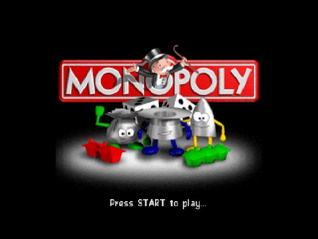 Monopoly (Nintendo 64) screenshot: Title screen