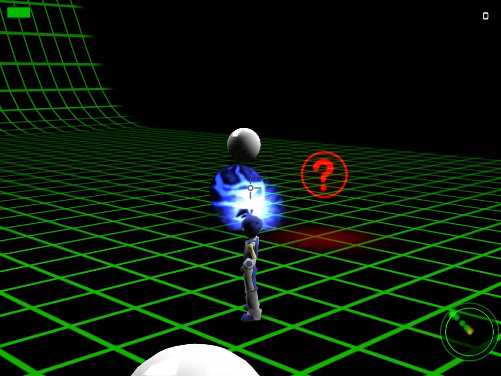 Caster (Windows) screenshot: The training level is a simulated environment.