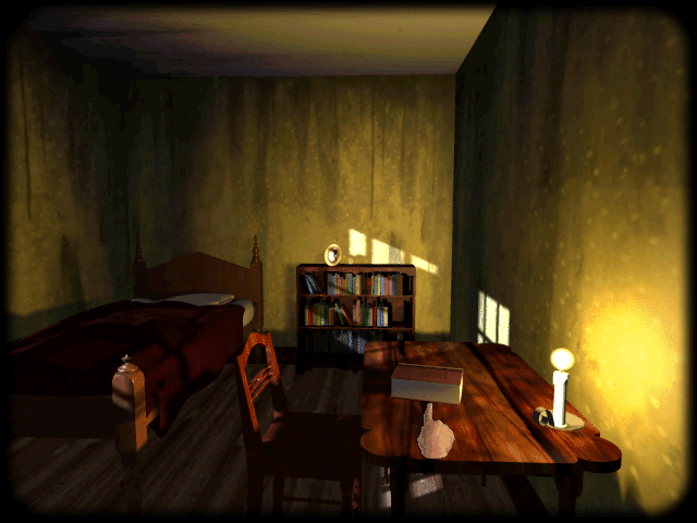 The Dark Eye (Windows 3.x) screenshot: Bedroom