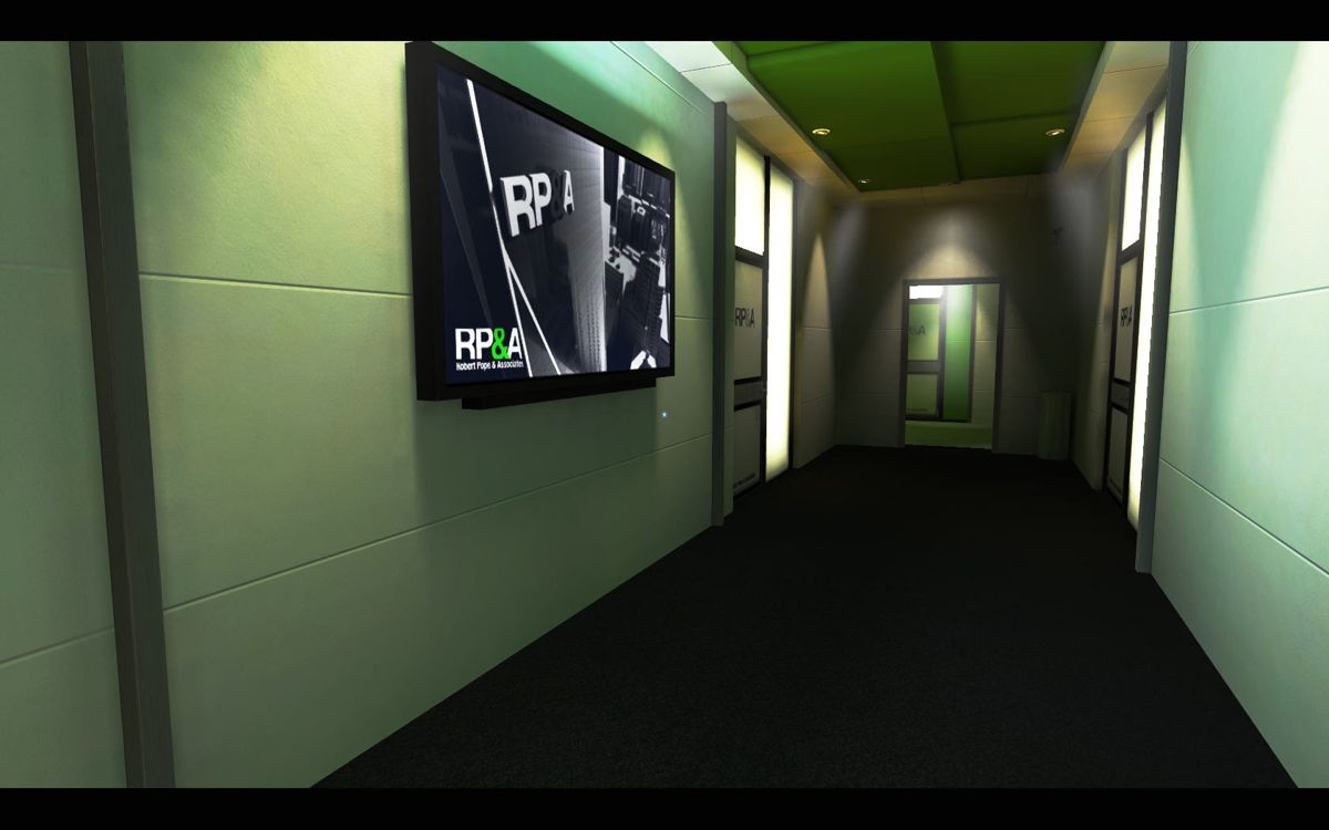 Mirror's Edge (Windows) screenshot: Inside Robert, Pope & Associates