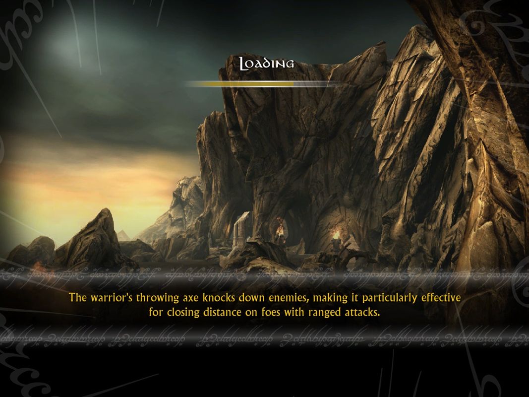 The Lord of the Rings: Conquest (Windows) screenshot: Loading Screen