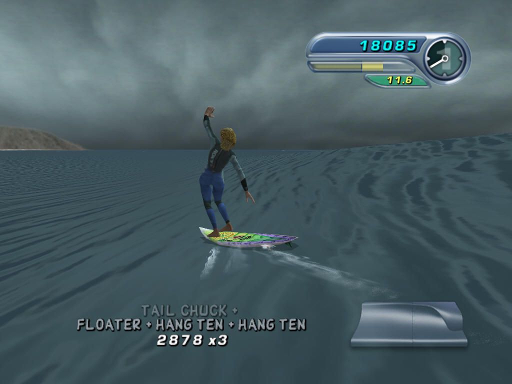 Kelly Slater's Pro Surfer (Windows) screenshot: "Hi Mom!"