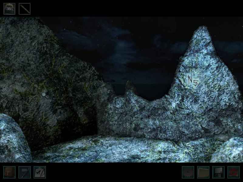 Nancy Drew: The Haunting of Castle Malloy (Windows) screenshot: Rock island.