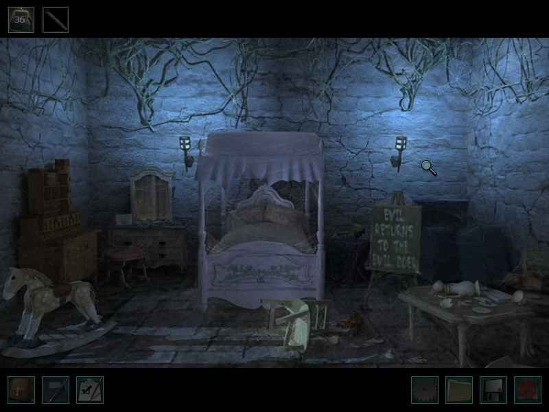 Nancy Drew: The Haunting of Castle Malloy (Windows) screenshot: Nursery room.