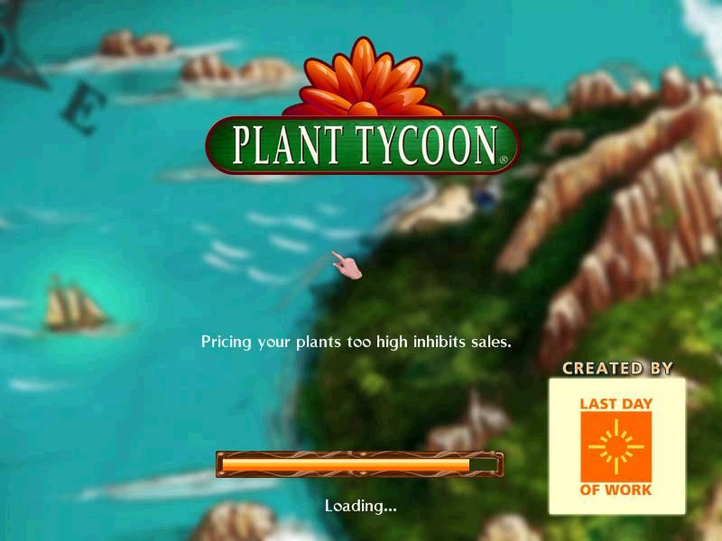 Plant Tycoon (Windows) screenshot: Loading screen