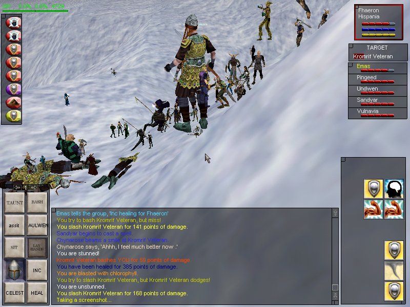 EverQuest: The Scars of Velious (Windows) screenshot: Big Battle against the Giants in Velious