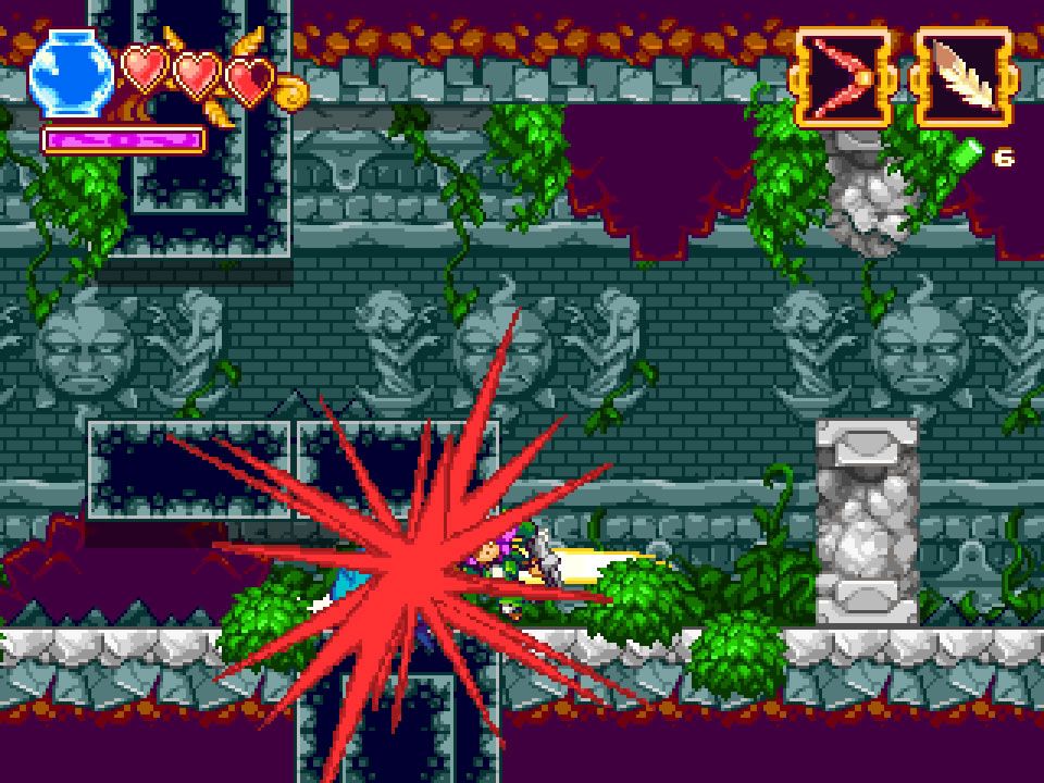 The Legend of Princess (Windows) screenshot: Enemy defeated.
