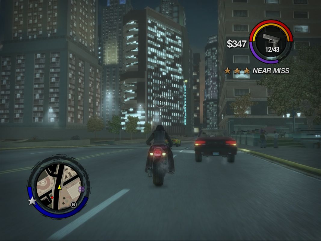 Saints Row 2 (Windows) screenshot: Motorcycles are of course included.