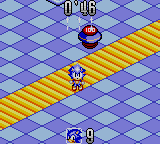 Sonic Labyrinth (Game Gear) screenshot: Gameplay in progress