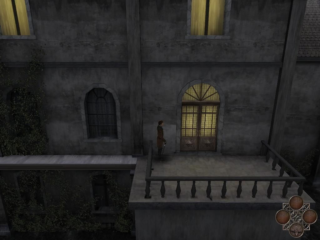 Dead Reefs (Windows) screenshot: Climbing from balcony to balcony