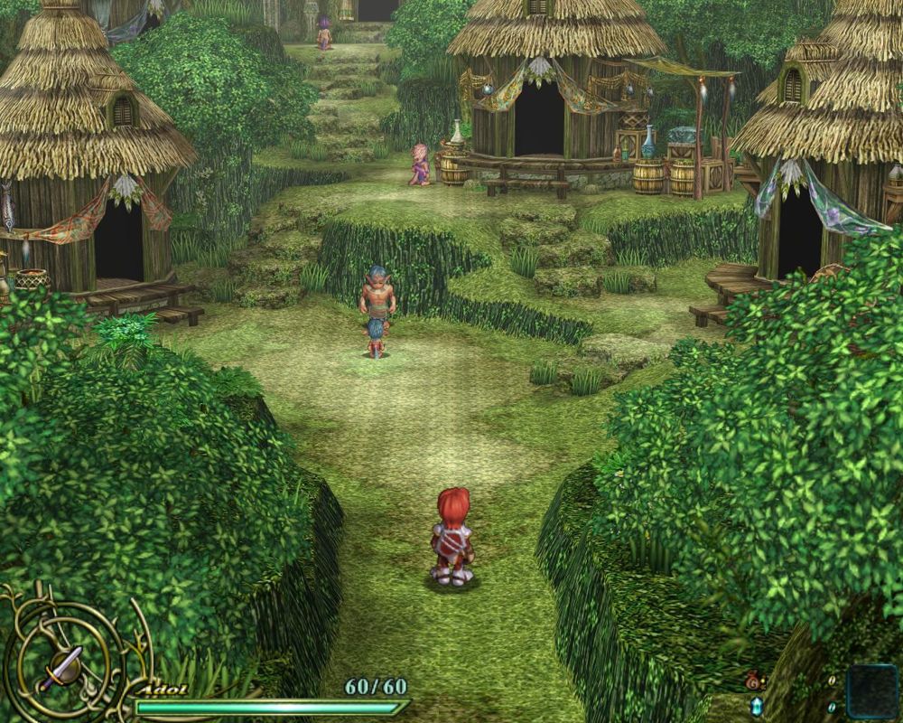 Ys VI: The Ark of Napishtim (Windows) screenshot: A village