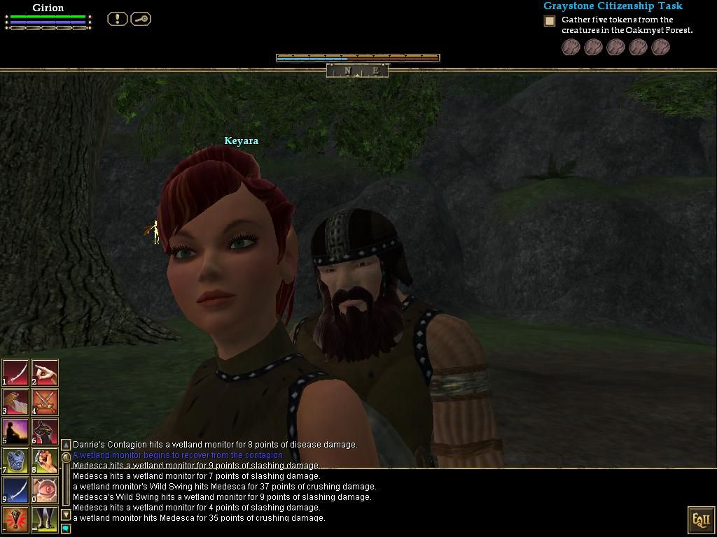 EverQuest II (Windows) screenshot: I just fall in love... but she ignores me.