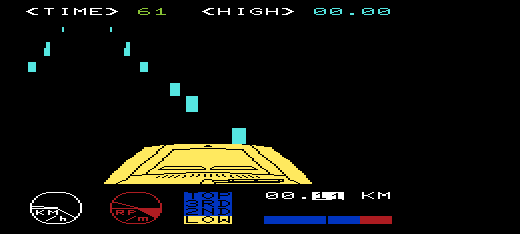 Screenshot of Road Race (VIC-20, 1981) - MobyGames