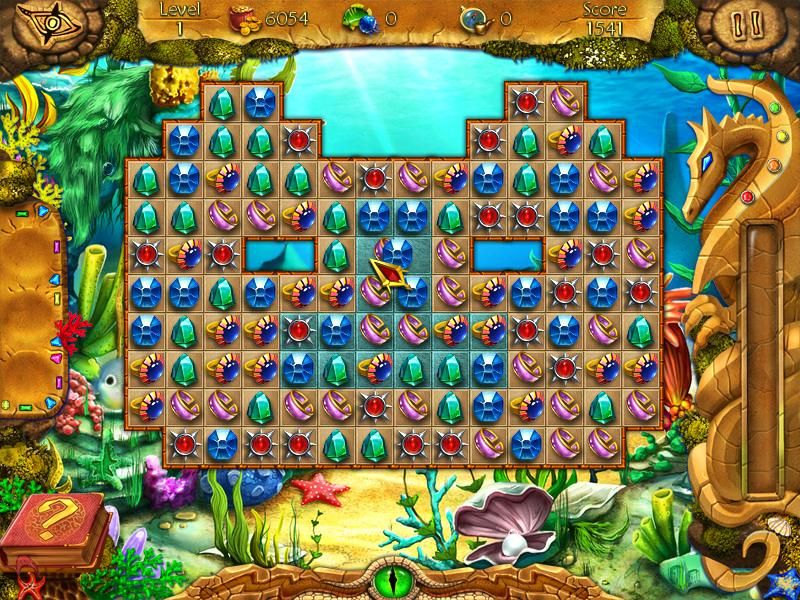 Lost in Reefs (Windows) screenshot: A puzzle in Swap mode