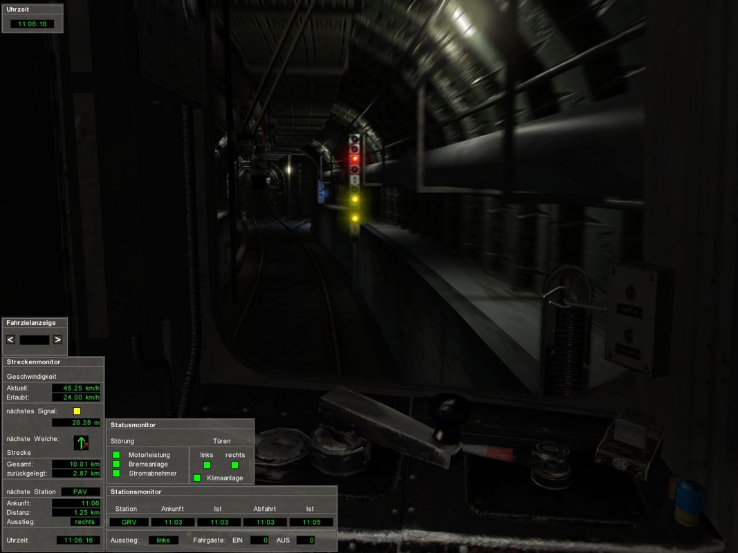 Subway Simulator: Volume 1 - The Path: New York Underground (Windows) screenshot: The signs are all realistically modeled and work correctly.