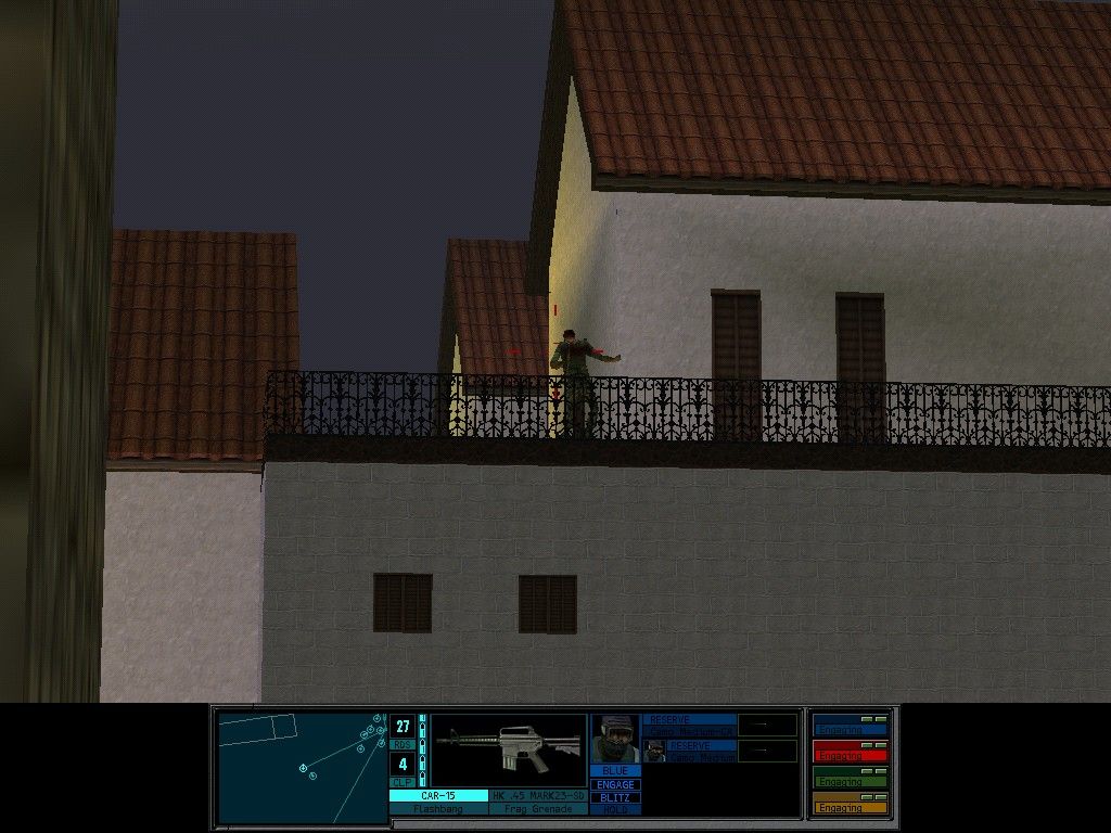 Tom Clancy's Rainbow Six (Windows) screenshot: Tango down - sniper mode