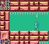 Sonic the Hedgehog 2 (Game Gear) screenshot: You need air after a while or the timer signifies your doom