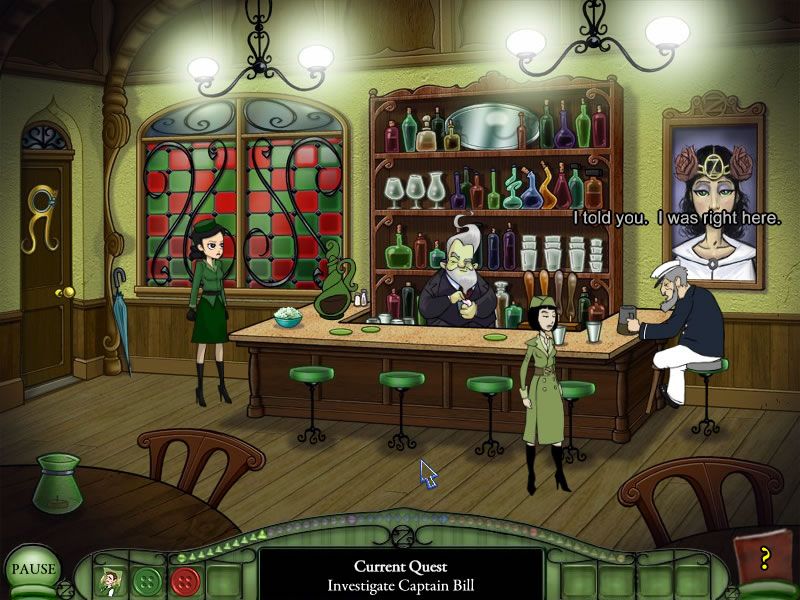 Emerald City Confidential (Windows) screenshot: The local tavern