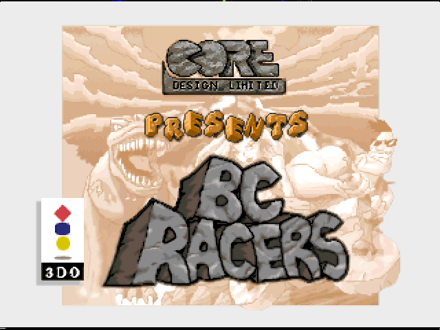 BC Racers (3DO) screenshot: Title screen