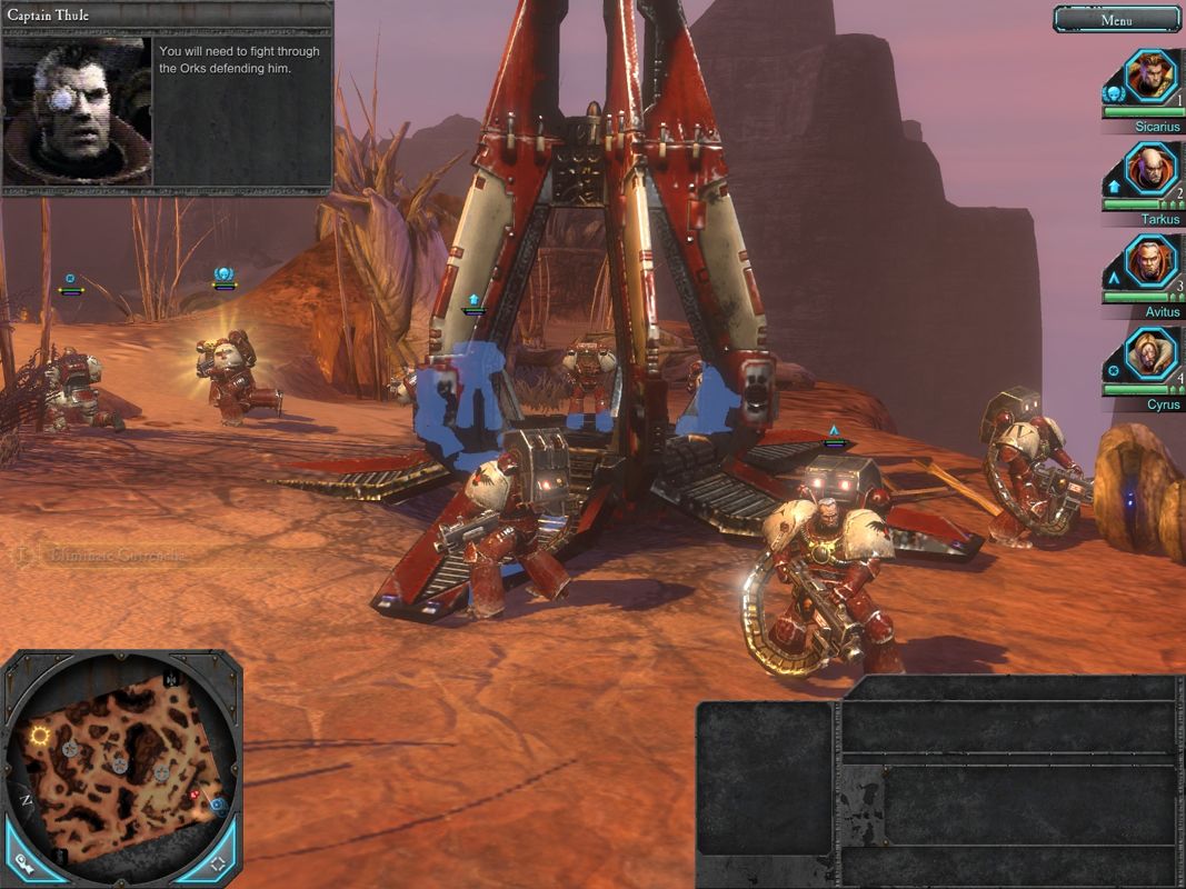 Warhammer 40,000: Dawn of War II (Windows) screenshot: Ready to fight the next battle.