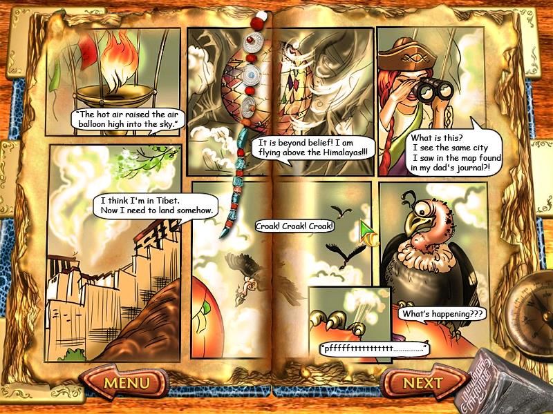 Tibet Quest (Windows) screenshot: The story continues.