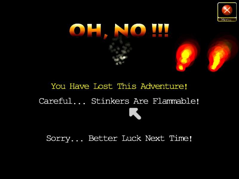 Wonderland Adventures (Windows) screenshot: Oh, no!!!