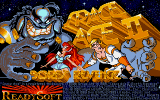 Space Ace II: Borf's Revenge (DOS) screenshot: Title screen.