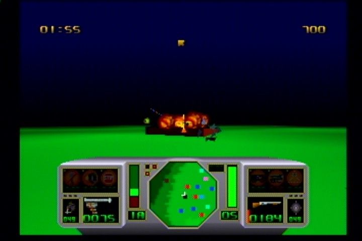 AirCars (Jaguar) screenshot: Target destroyed!