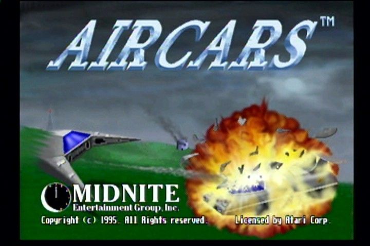 AirCars (Jaguar) screenshot: Title screen