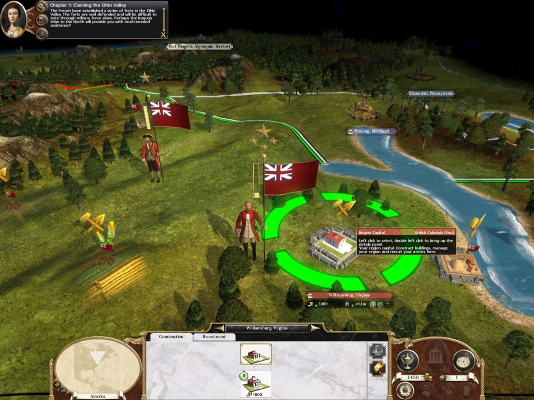 Empire: Total War (Windows) screenshot: The campaign map