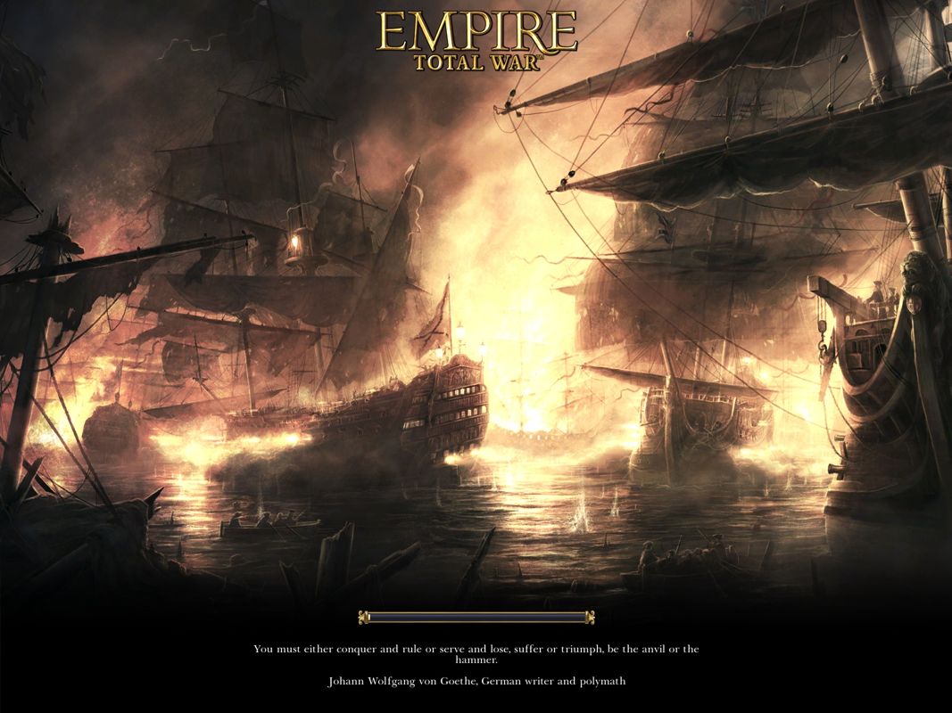 Empire: Total War (Windows) screenshot: Loading screen