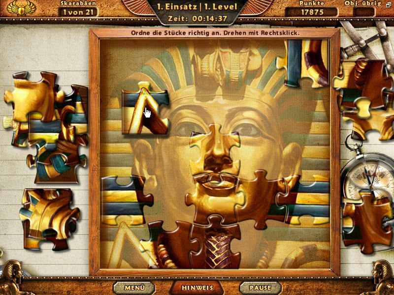 Amazing Adventures: The Lost Tomb (Windows) screenshot: A simple puzzle
