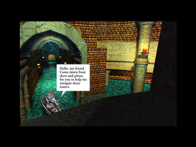 The Manhole: CD-ROM Masterpiece Edition (Windows 3.x) screenshot: Rook top view