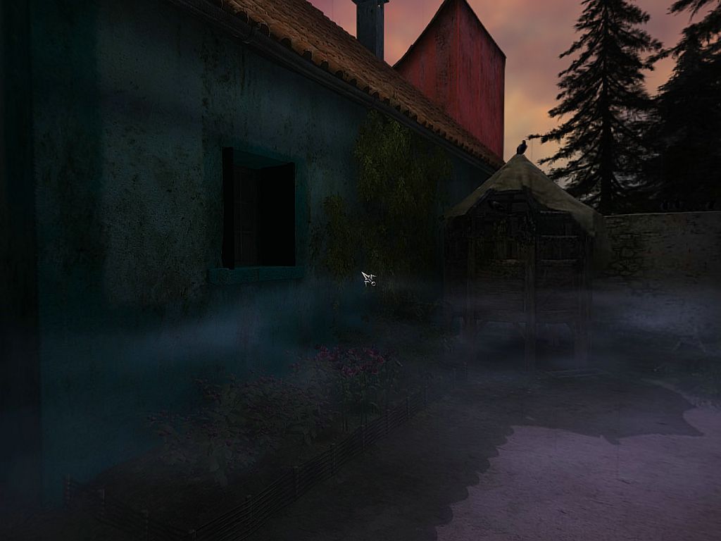Dracula 3: The Path of the Dragon (Windows) screenshot: The Dispensary Garden