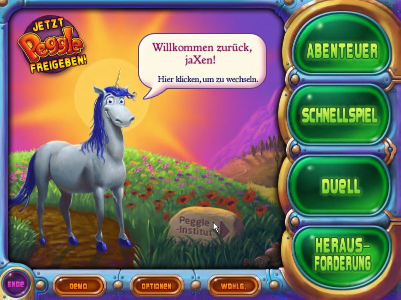 Screenshot of Peggle (Windows, 2007) - MobyGames