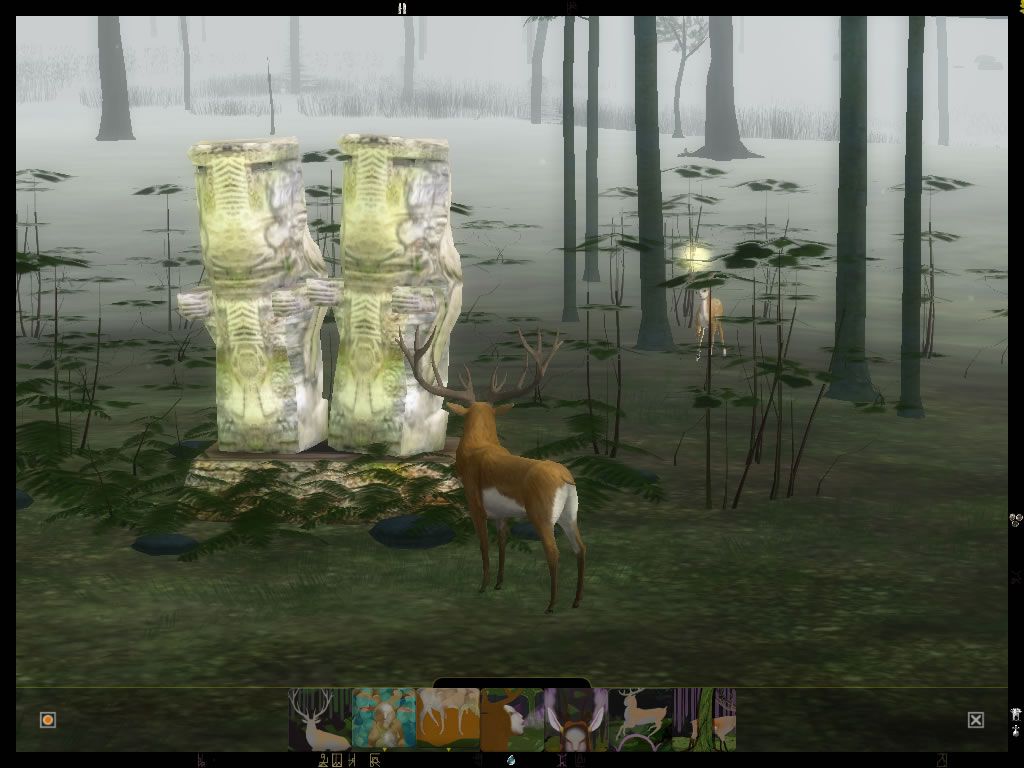The Endless Forest (Windows) screenshot: I've found an idol in the forest (Phase 3).