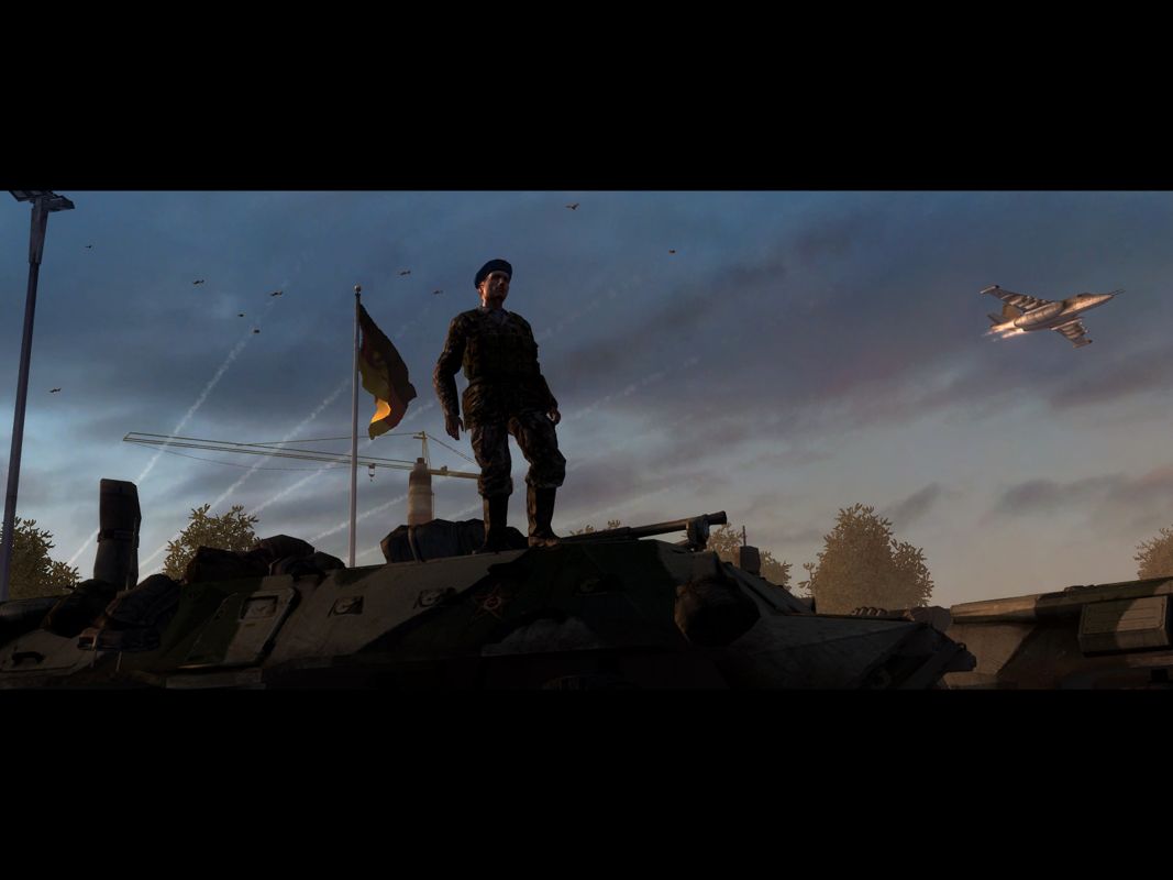 World in Conflict: Soviet Assault (Windows) screenshot: The main character: Lieutenant Romanov