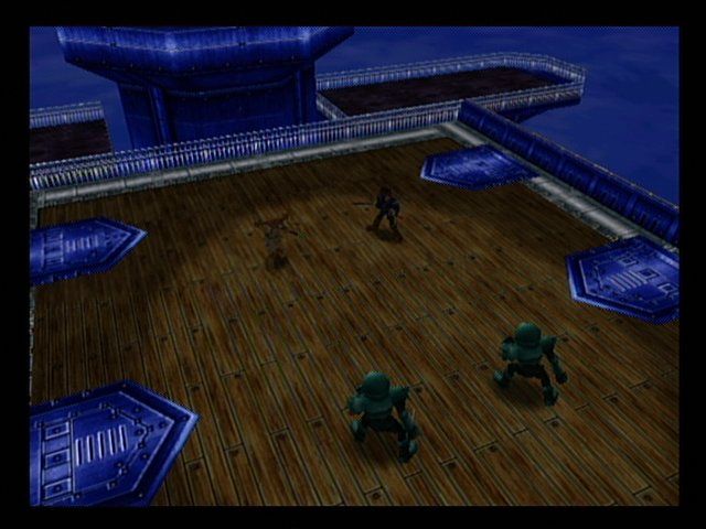 Skies of Arcadia: Legends (GameCube) screenshot: First Battle