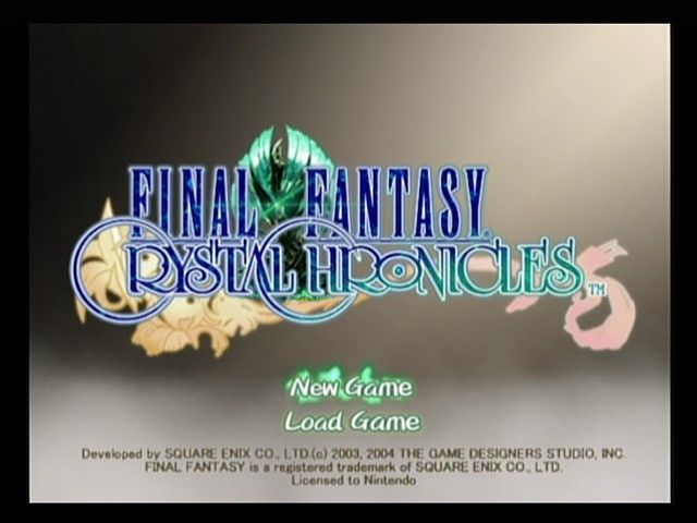 Final Fantasy: Crystal Chronicles (GameCube) screenshot: Title Screen
