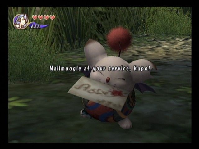 Final Fantasy: Crystal Chronicles (GameCube) screenshot: Express Mailmoogle