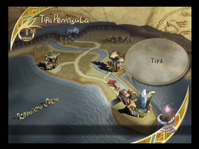 Final Fantasy: Crystal Chronicles (GameCube) screenshot: World Map