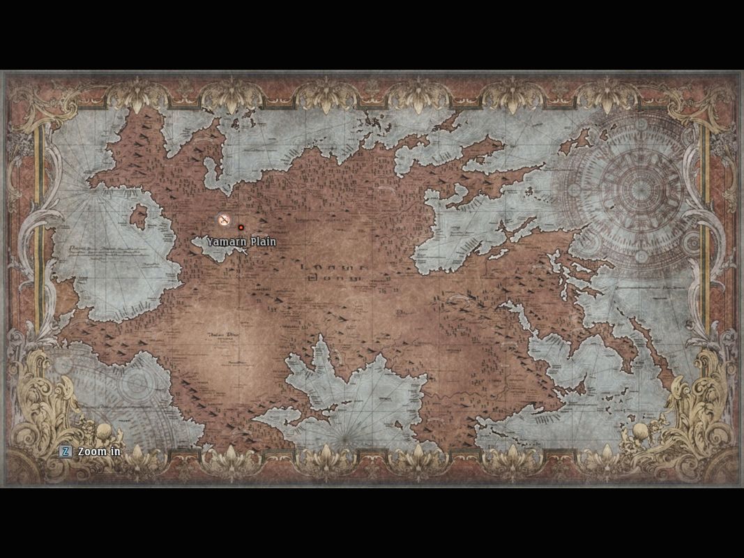 The Last Remnant (Windows) screenshot: The world map